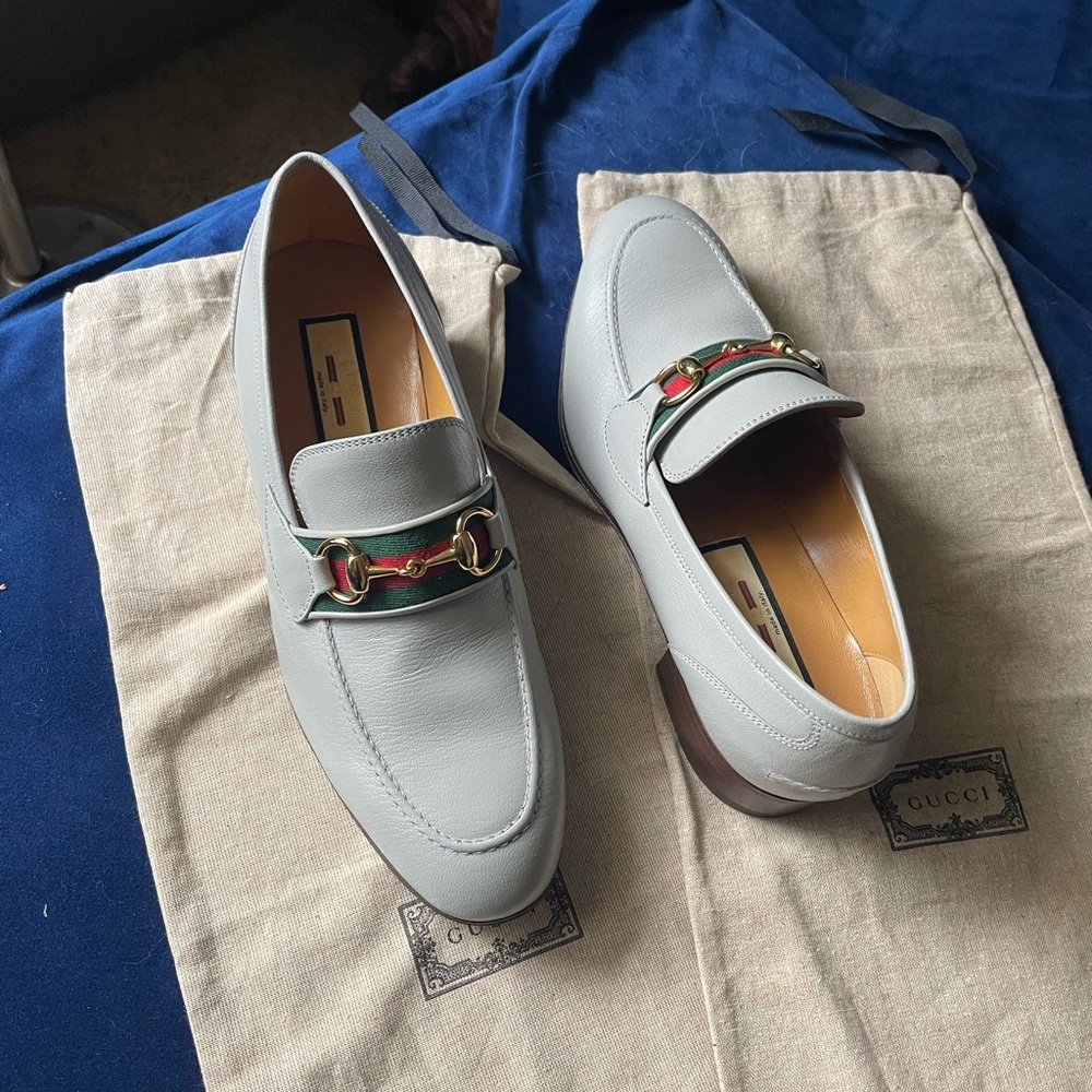 Gucci Web loafer - Grey